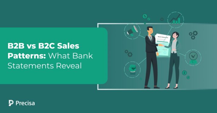 Bank Statements B2B vs B2C Sales Patterns