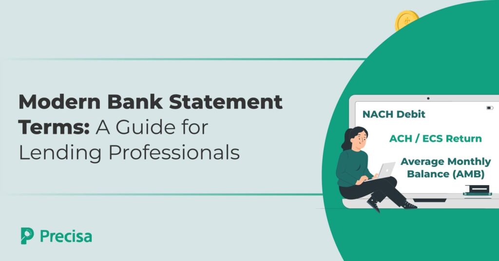 Modern Bank Statement Terms